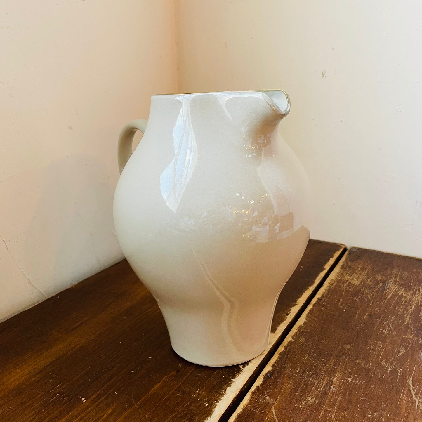 Stoneware Four Quart Pitcher