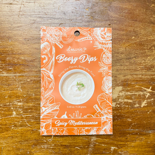 Spicy Mediterranean Boozy Dip