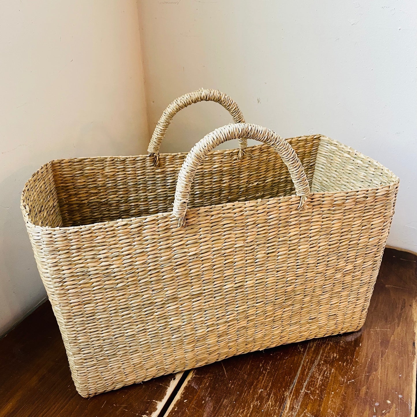 Seagrass Woven Florist's Tote
