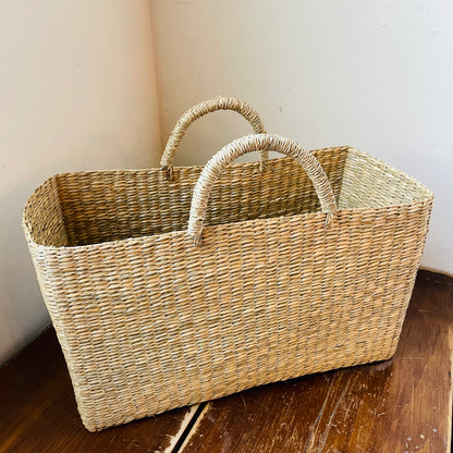 Seagrass Woven Florist's Tote