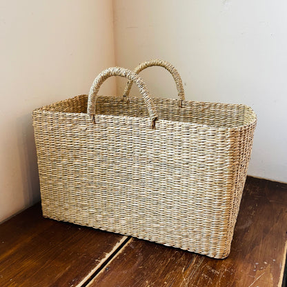 Seagrass Woven Florist's Tote
