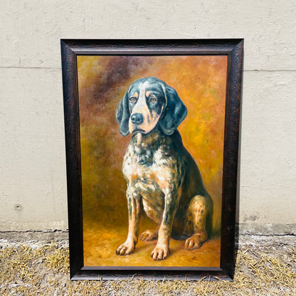 Blue Tick Portrait Remarque