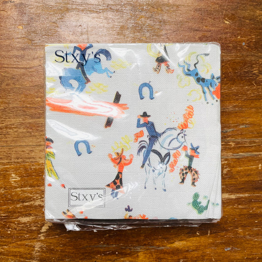 Western Cowboy Cocktail Napkins