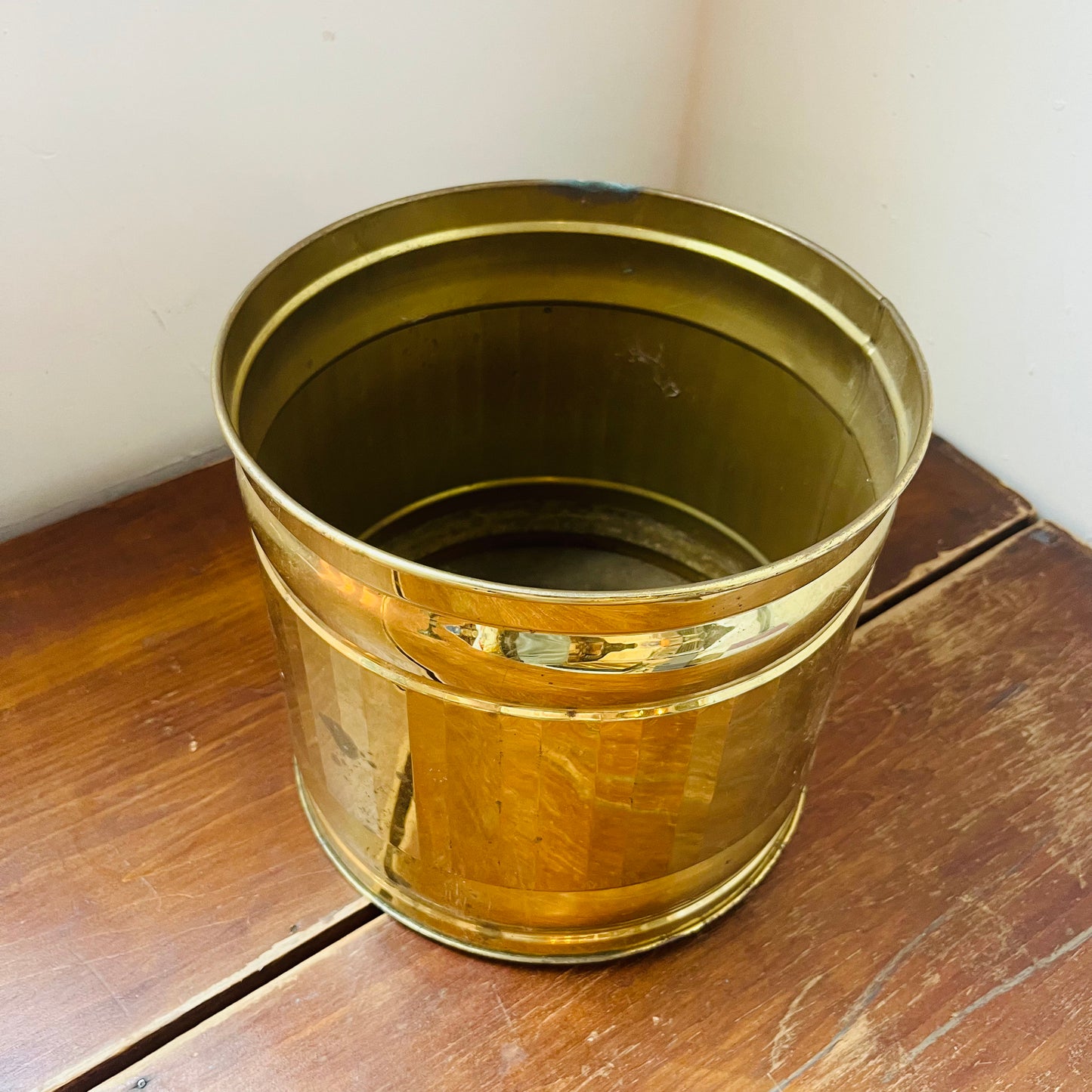 Brass Planter- Vintage