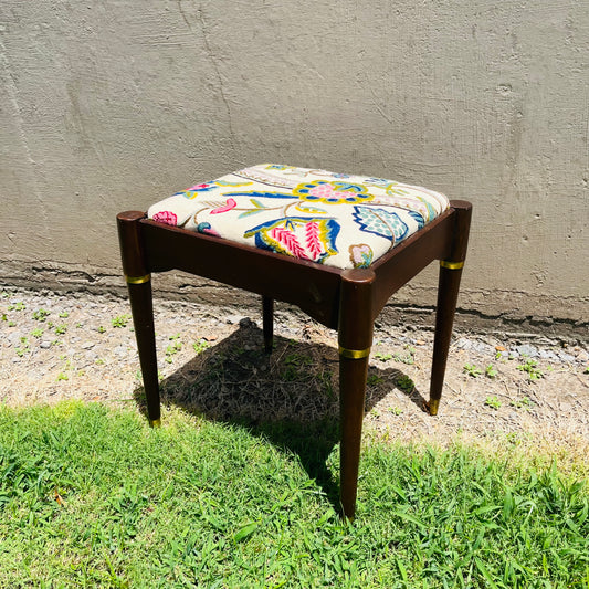 Mid Century Modern Sewing Machine Stool- Vintage