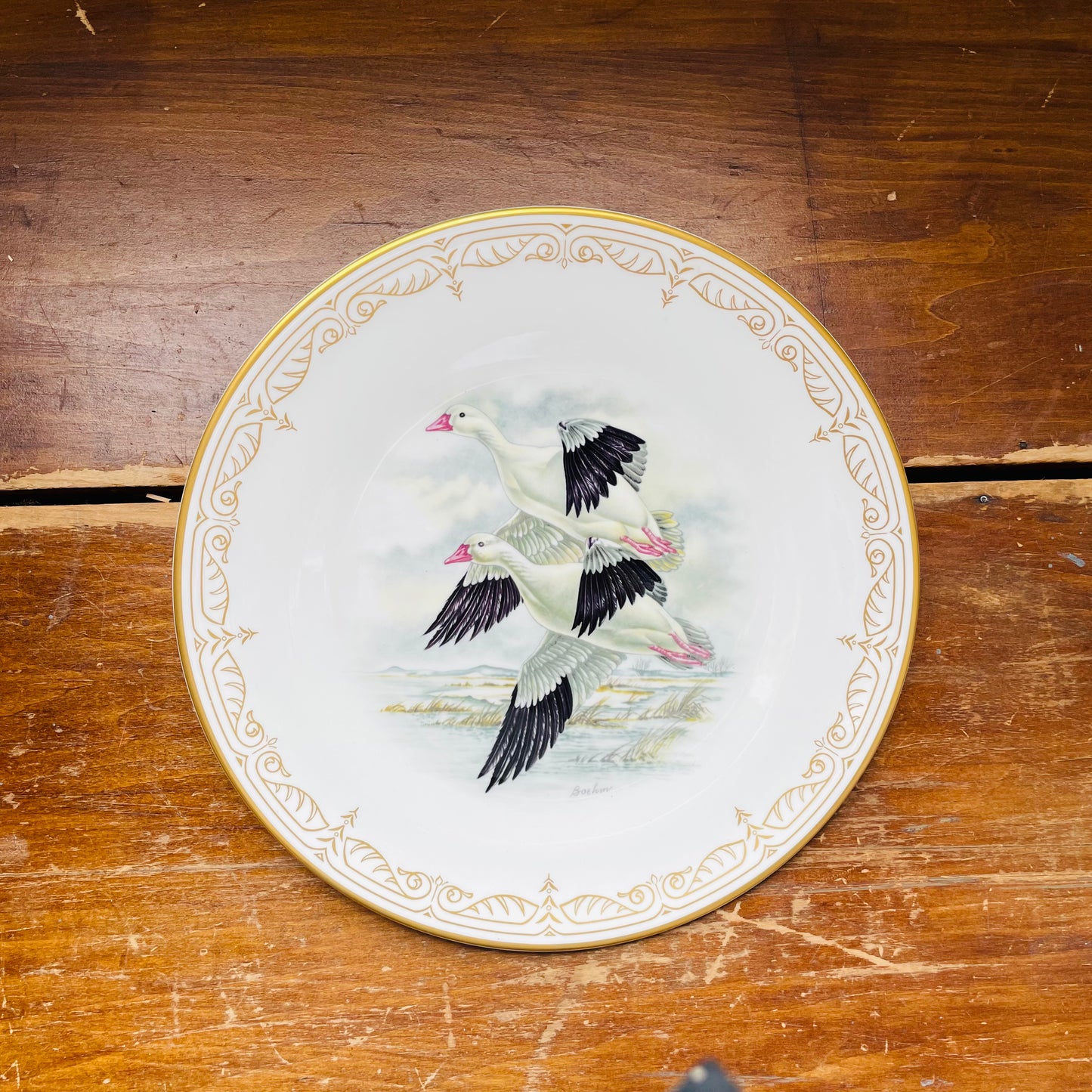 Boehm Water Birds of North America Set of 8 Plates- Vintage
