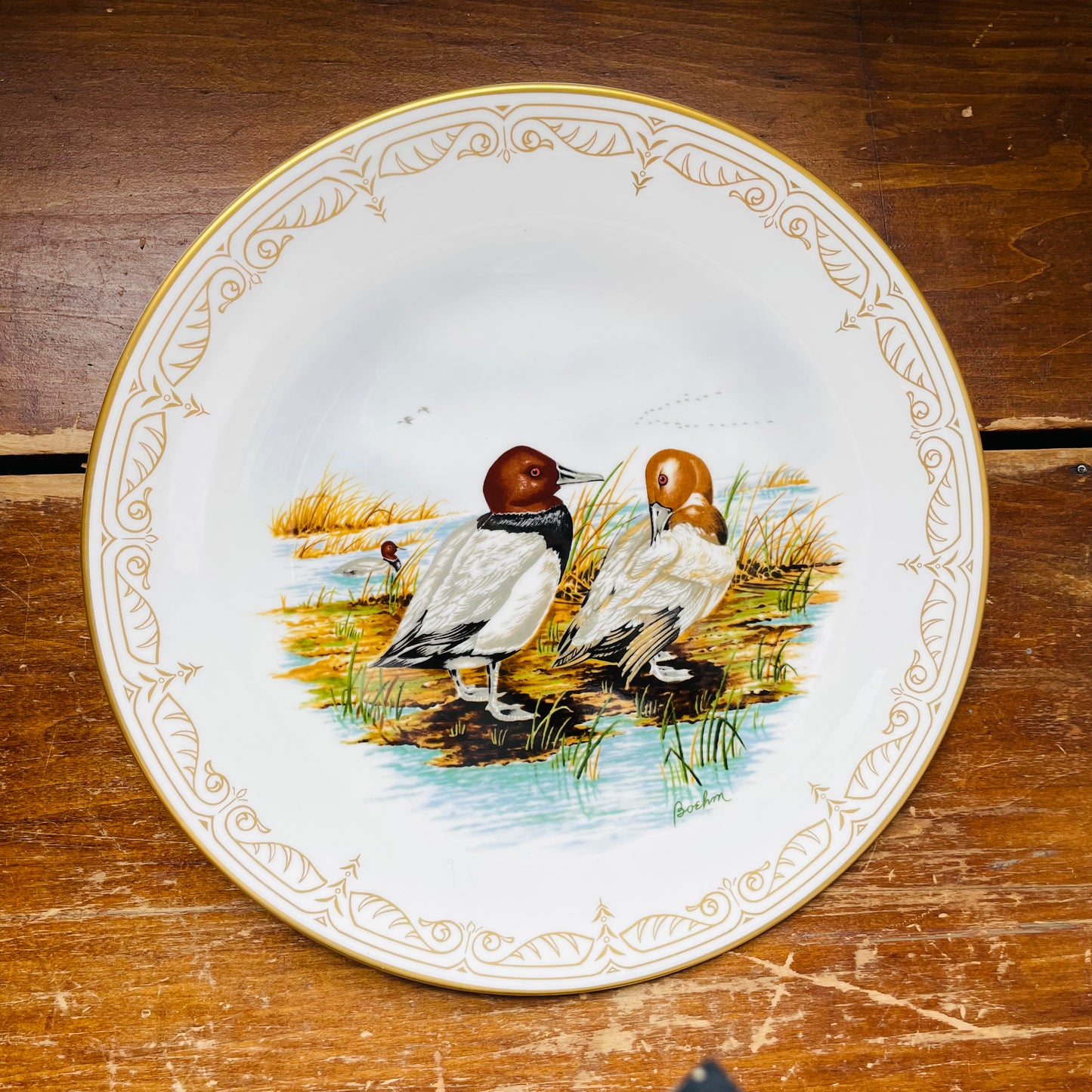 Boehm Water Birds of North America Set of 8 Plates- Vintage