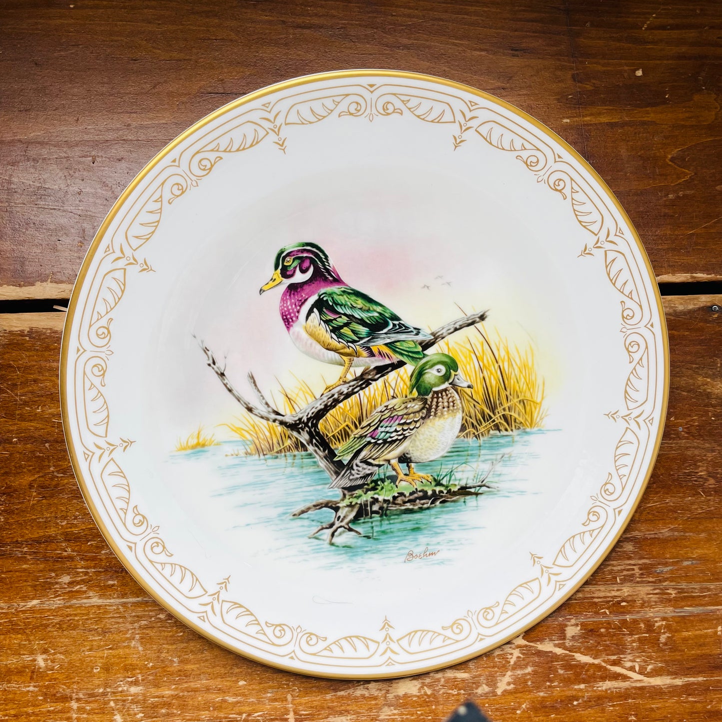 Boehm Water Birds of North America Set of 8 Plates- Vintage