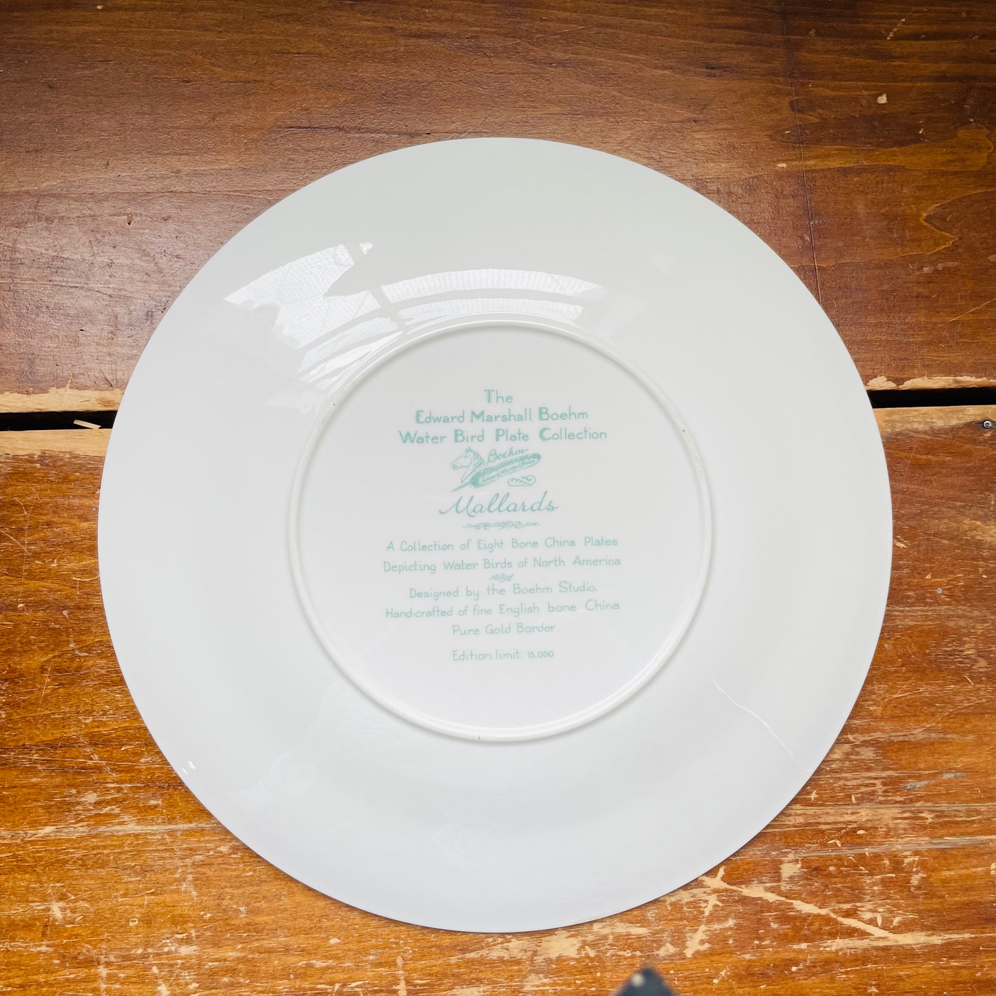 Boehm Water Birds of North America Set of 8 Plates- Vintage