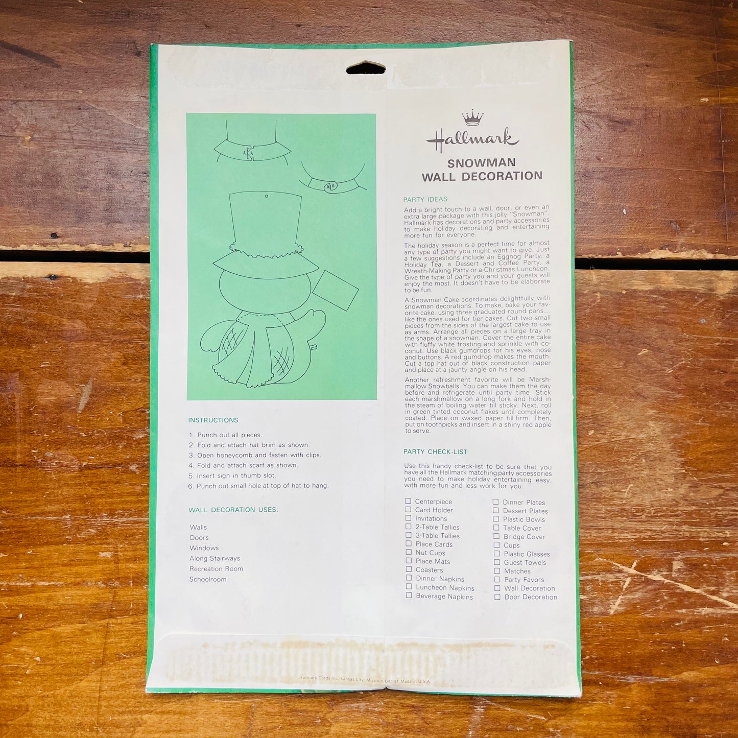 Hallmark Honeycomb Holiday Display- Vintage