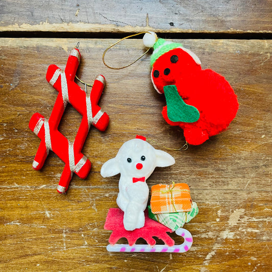 Random Lot Christmas Ornaments II- Vintage