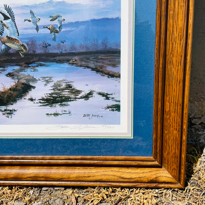 Framed "After Hours" Print by Zettie Jones- Vintage