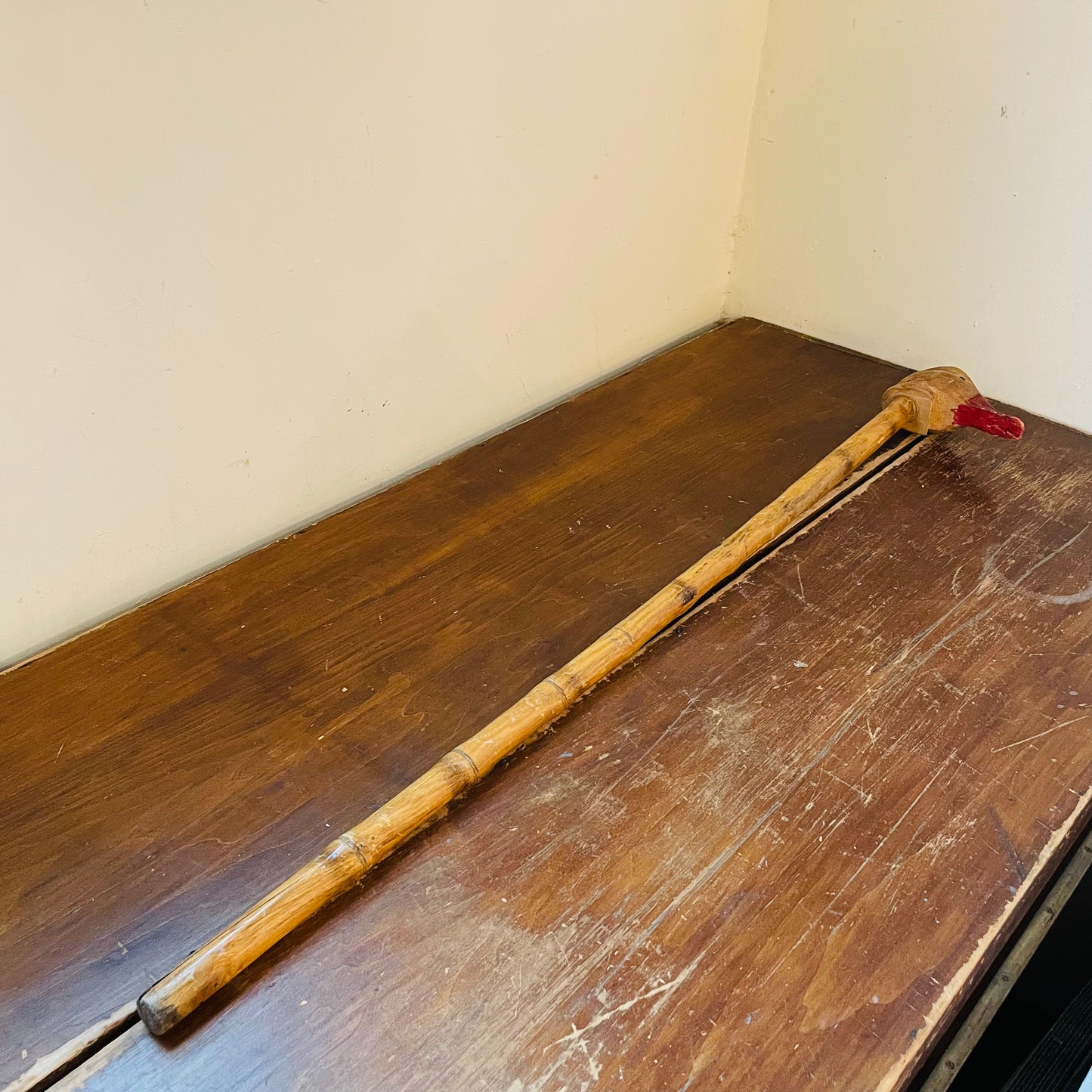 Wooden Duck Head Walking Stick- Vintage