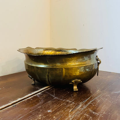 Brass Footed Basin- Vintage