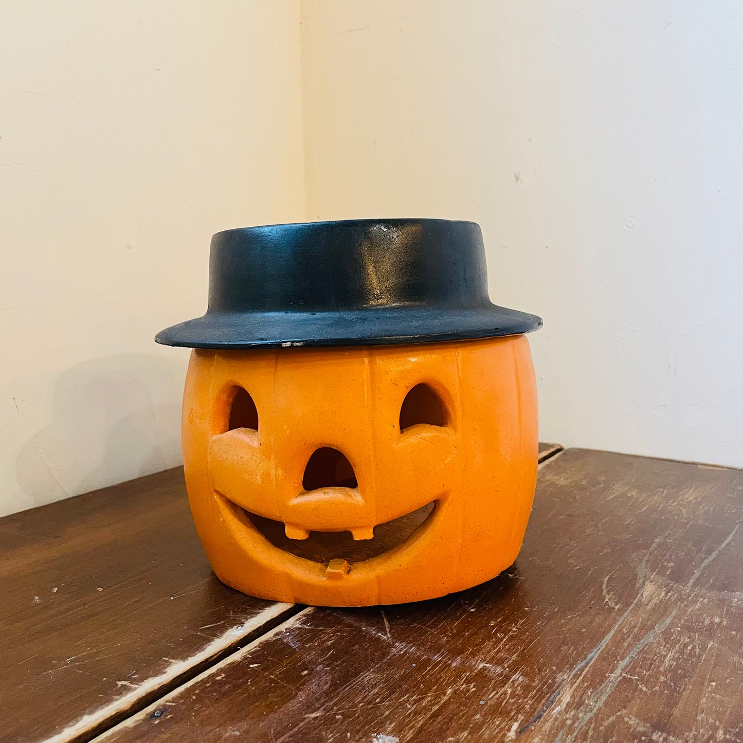 USA Made Ceramic Votive Jack O Lantern- Vintage