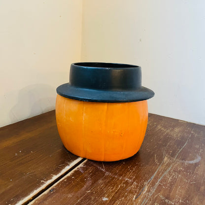 USA Made Ceramic Votive Jack O Lantern- Vintage