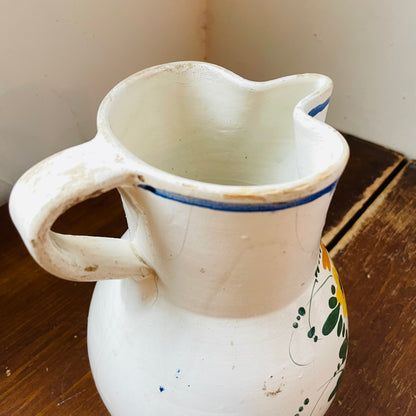 Slovakia Modra Pottery Pitcher- Vintage