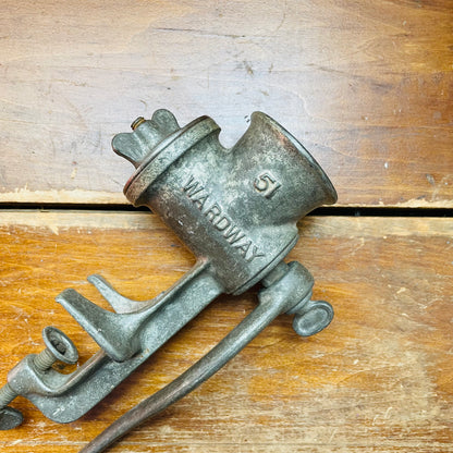 Wardway Cast Iron Meat Grinder- Vintage