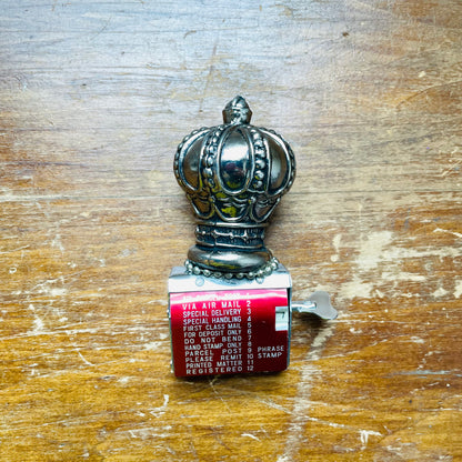Crown Topped Stamper- Vintage