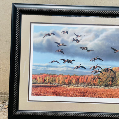 "Ahead of the Front" DU Framed Print- Vintage