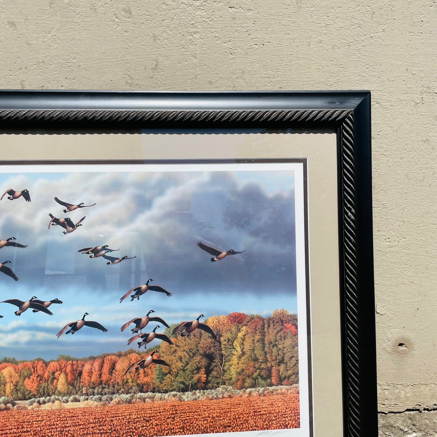 "Ahead of the Front" DU Framed Print- Vintage