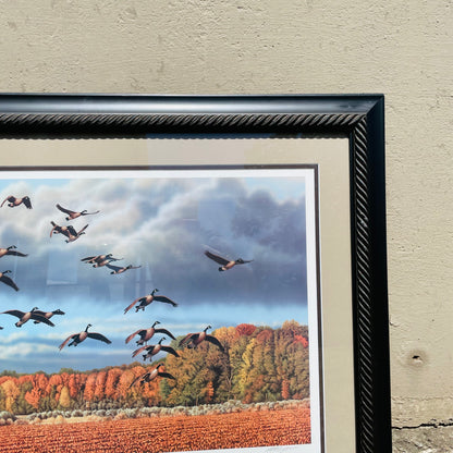 "Ahead of the Front" DU Framed Print- Vintage