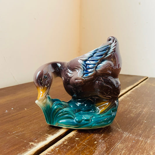 Mallard Hen Planter- Vintage