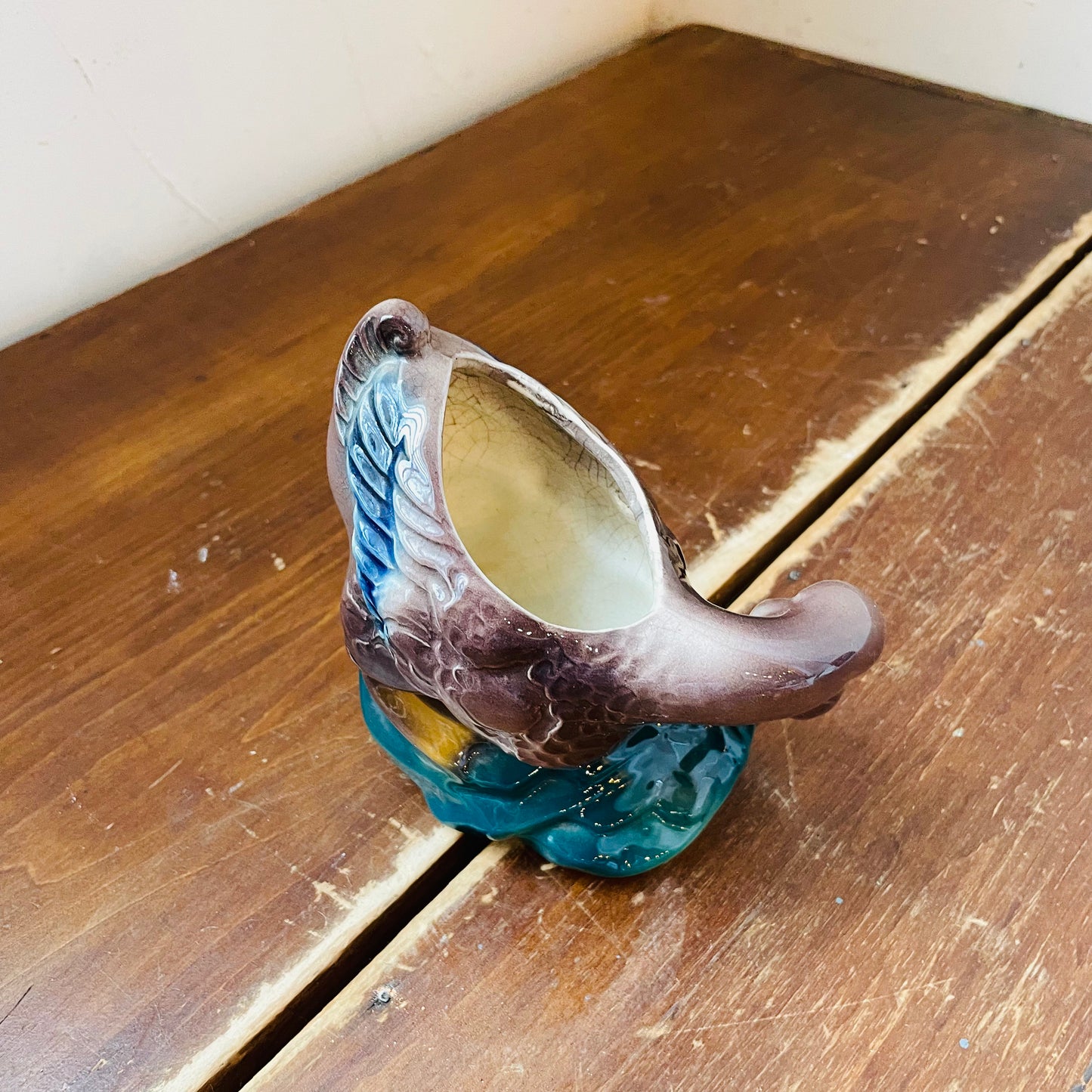 Mallard Hen Planter- Vintage