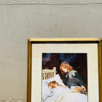 "Wake Up, It's Christmas" Framed Print- Vintage