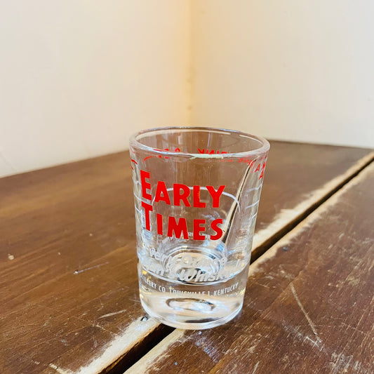 Early Times "Texas Jigger" Shot Glass- Vintage