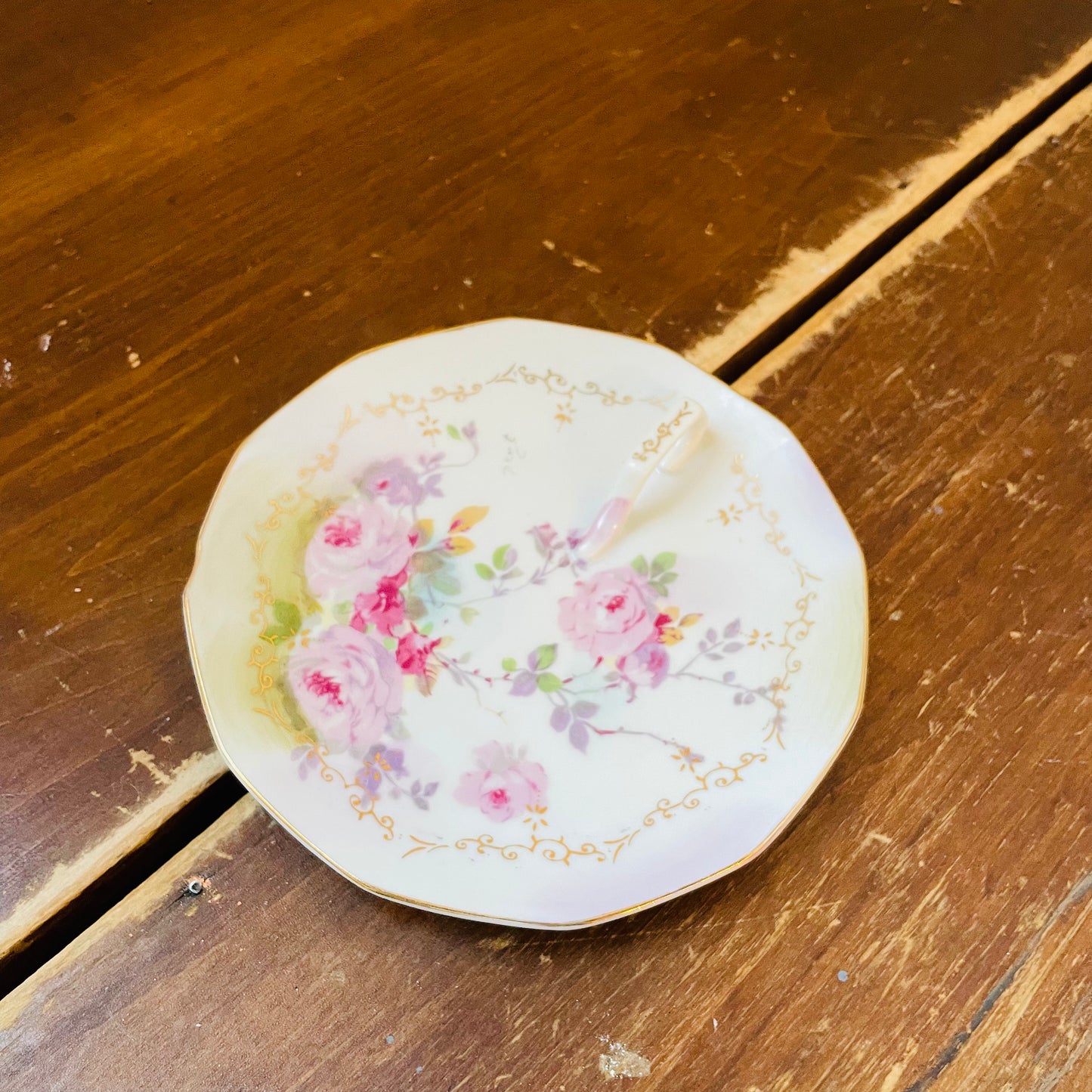 Chantilly Rose Nappy Dish- Vintage