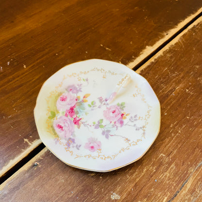 Chantilly Rose Nappy Dish- Vintage