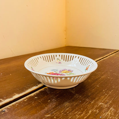 Schumann Reticulated Porcelain Dish- Vintage