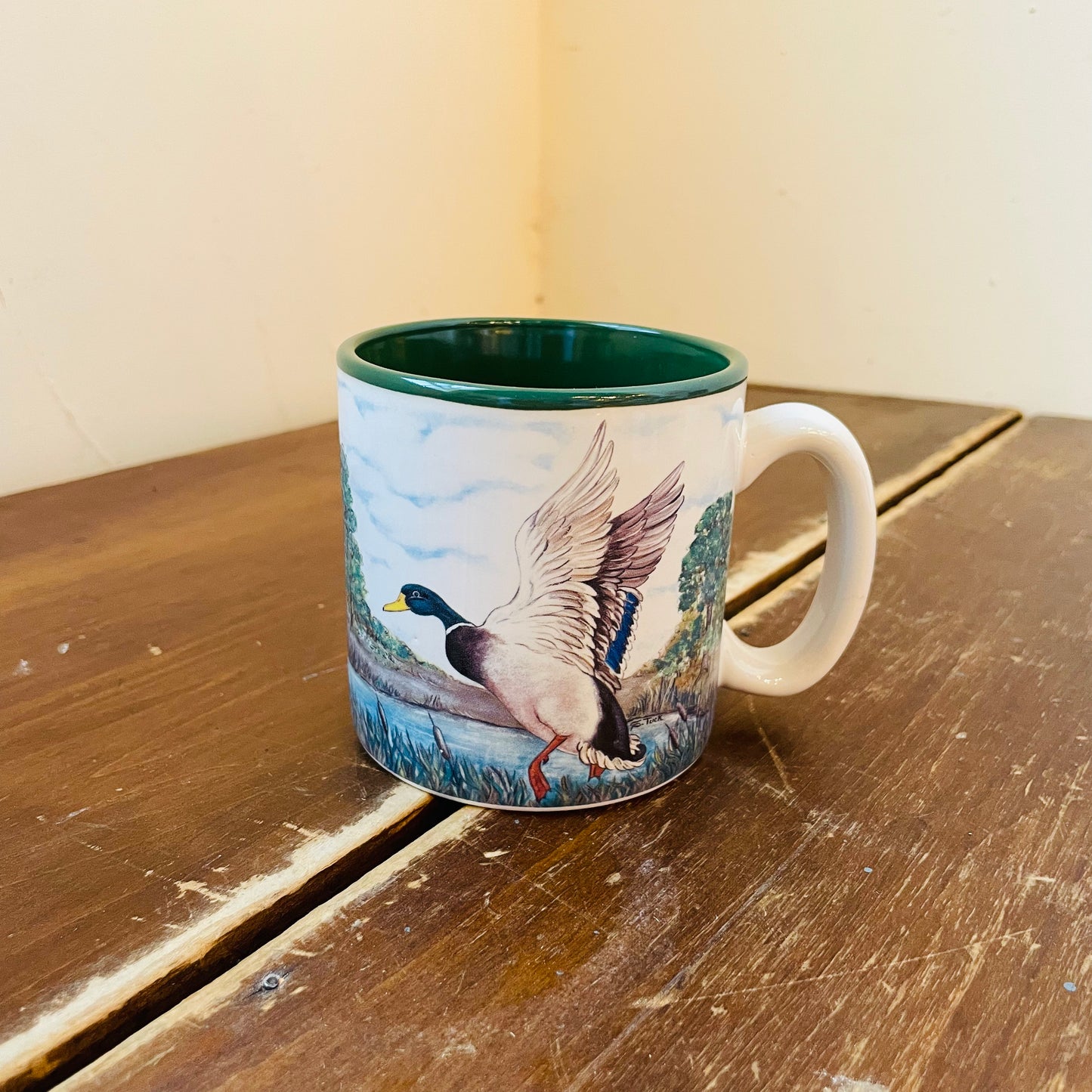 Burton & Burton Flying Mallard Drake Mug- Vintage