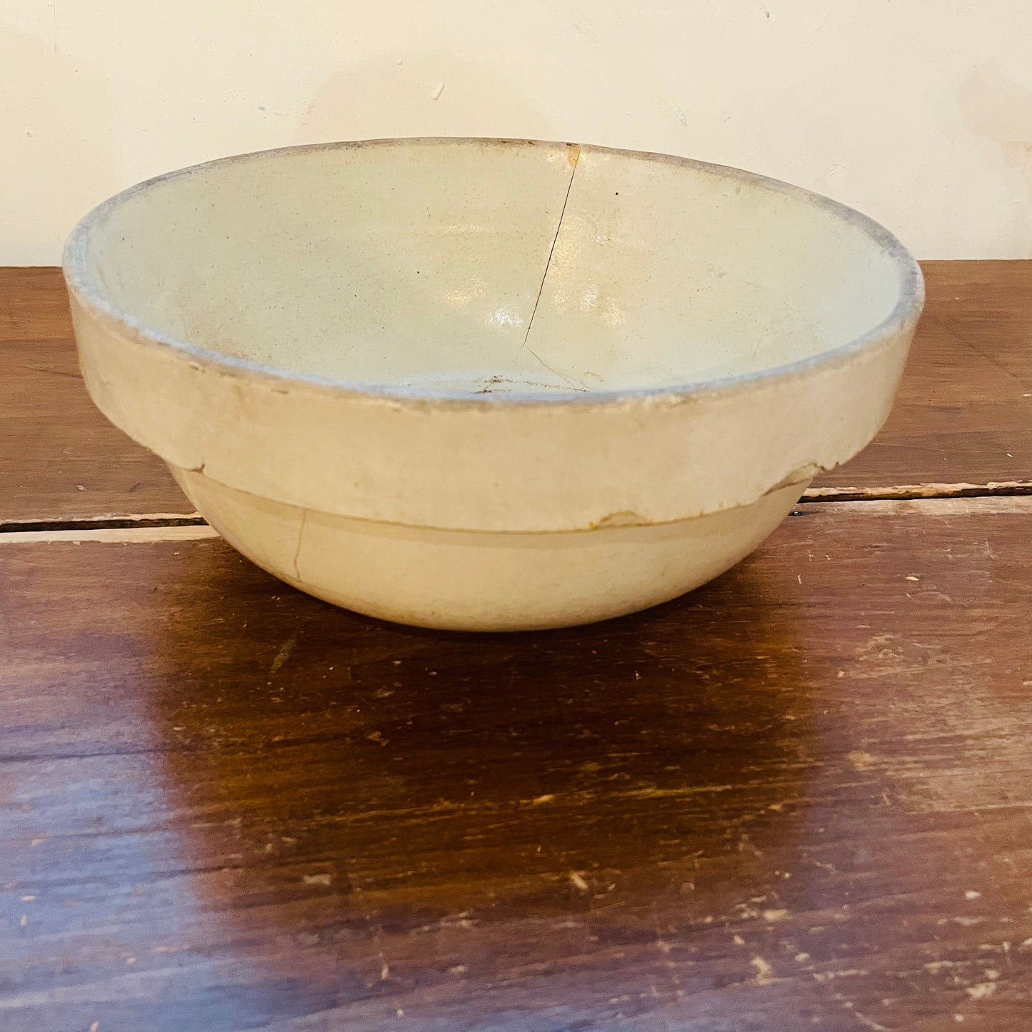 Stoneware Dough Bowl- Vintage