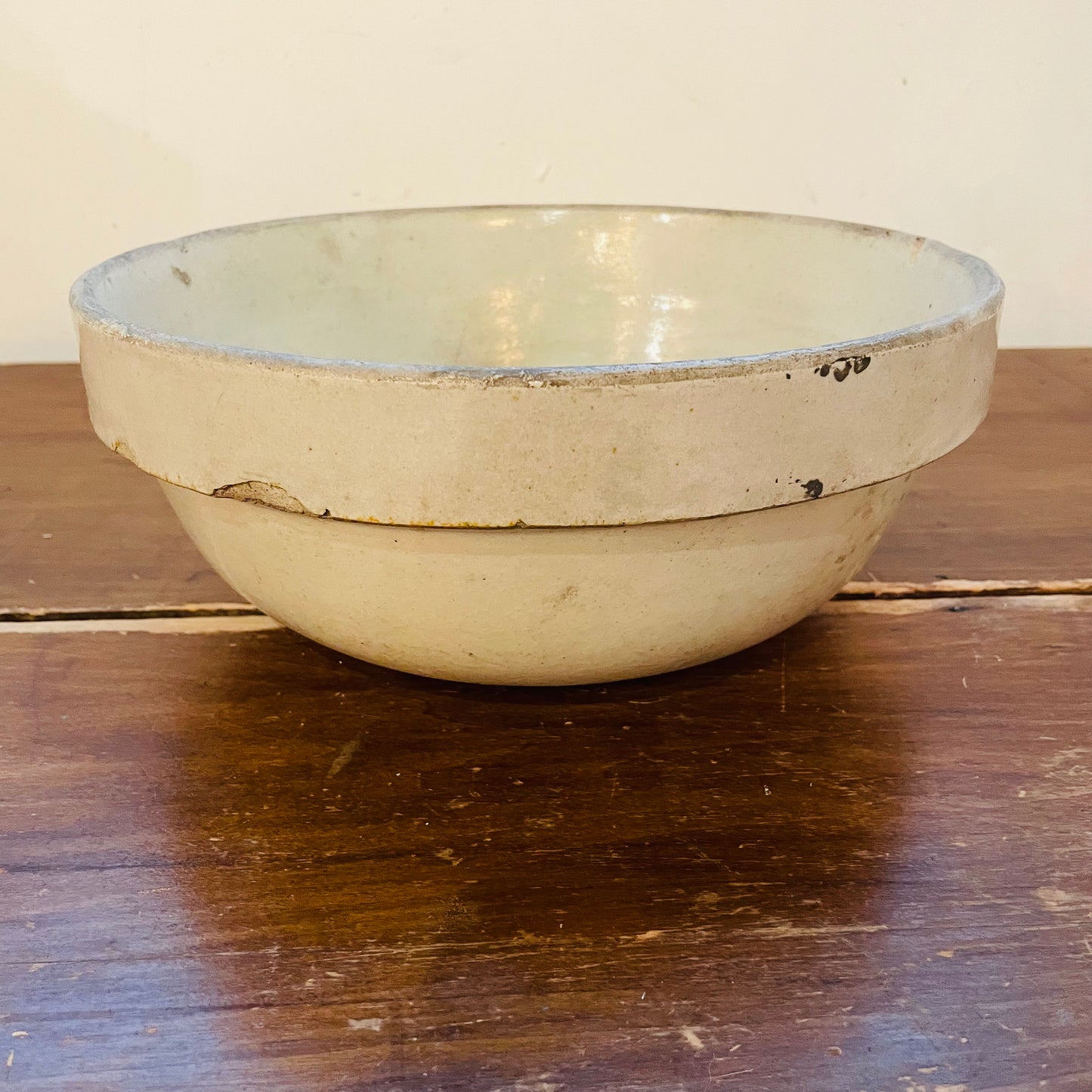 Stoneware Dough Bowl- Vintage