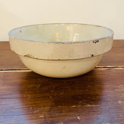 Stoneware Dough Bowl- Vintage