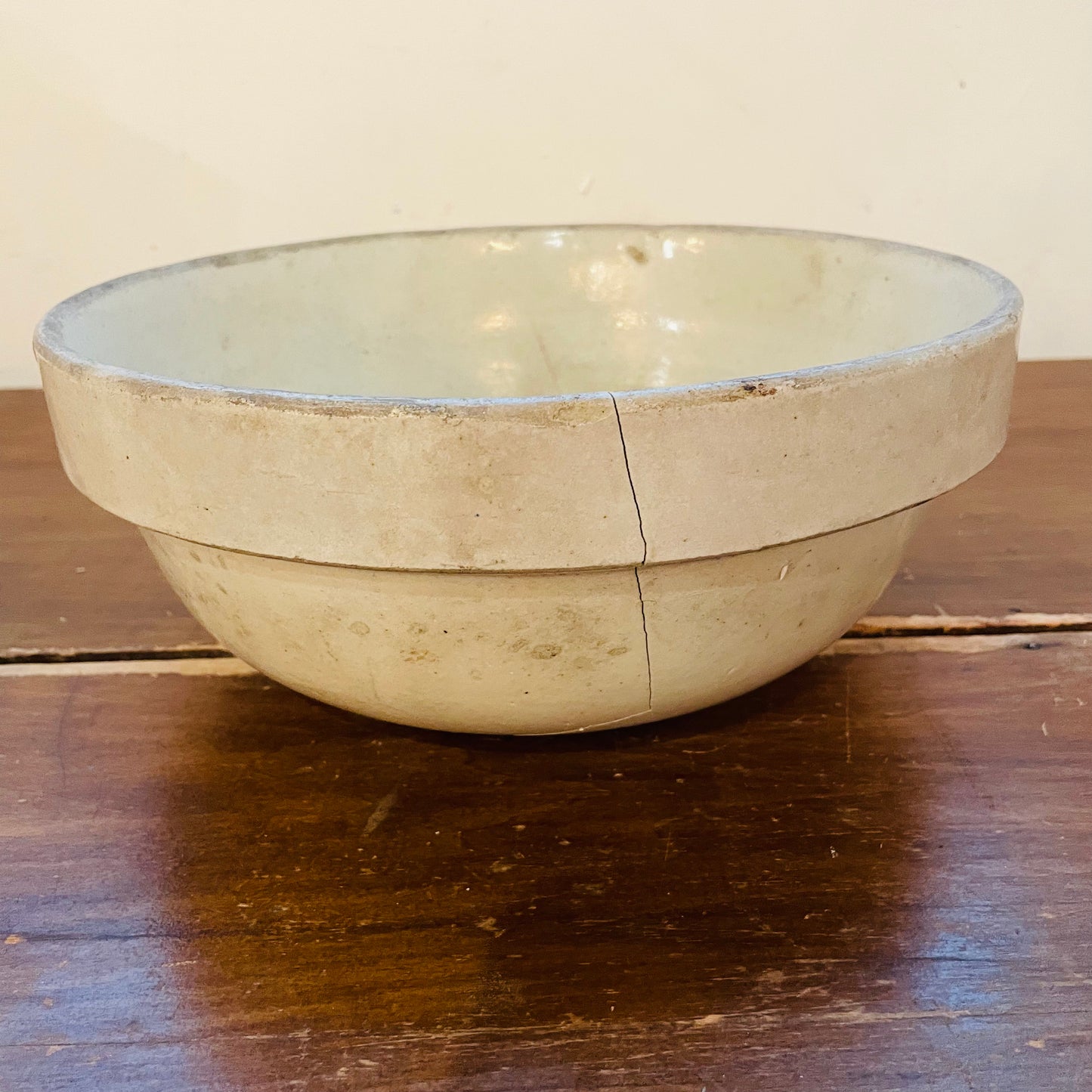 Stoneware Dough Bowl- Vintage