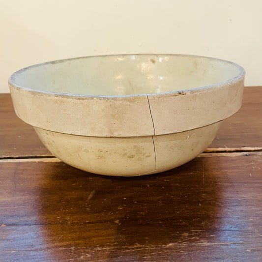 Stoneware Dough Bowl- Vintage