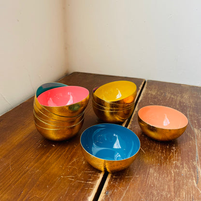 Colorful Gold Metal Bowl
