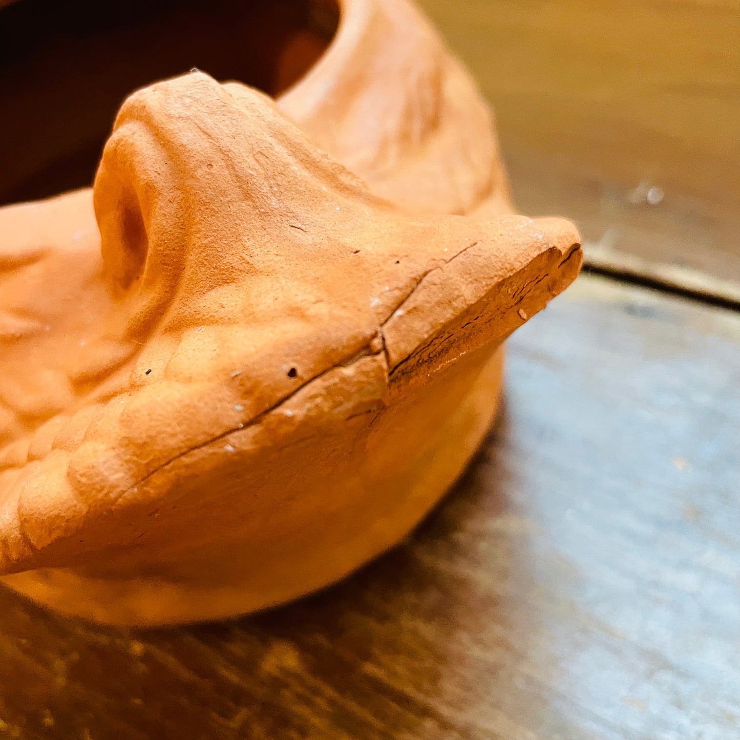 Terracotta Duck Shaped Planter- Vintage