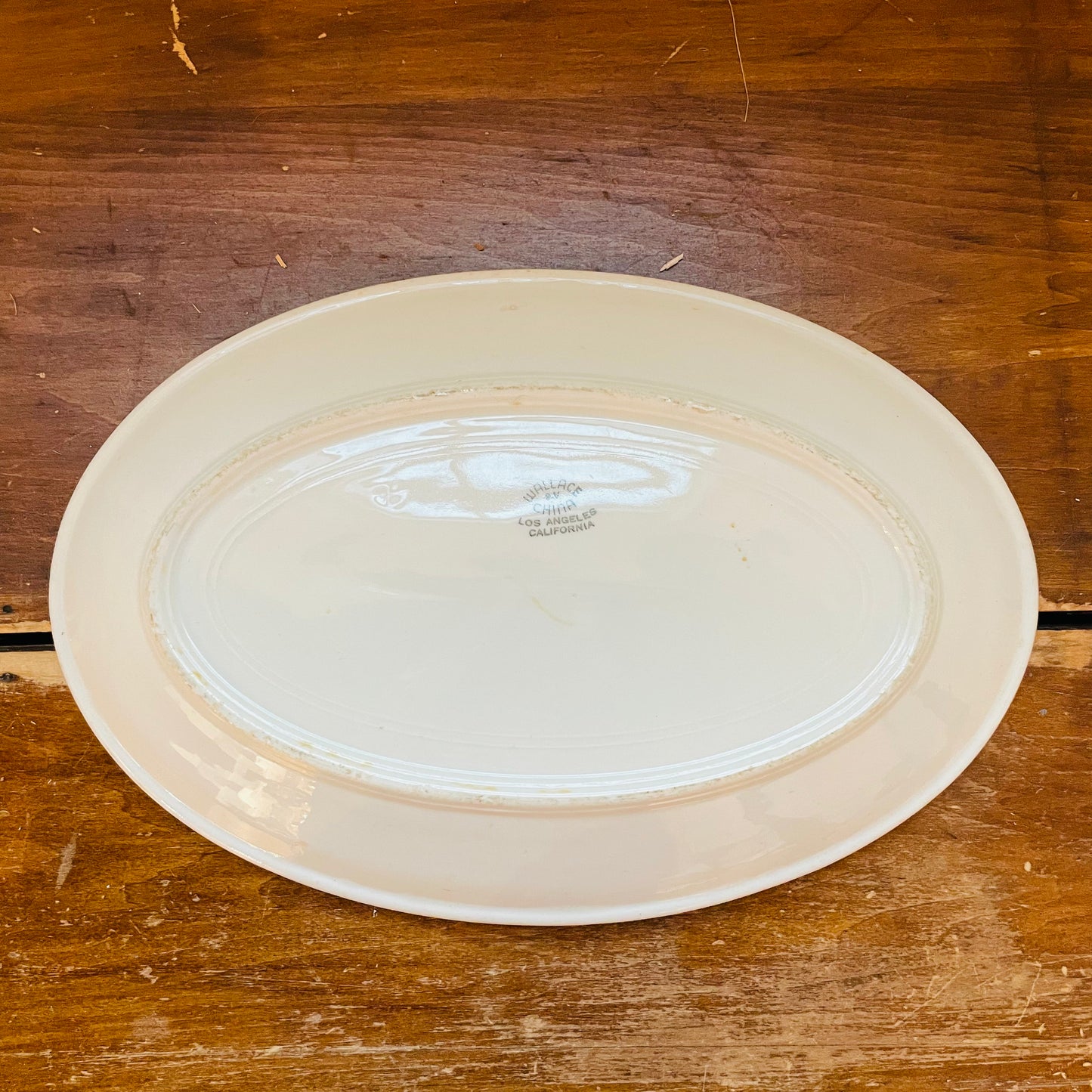 Wallace China Banana Leaf Platter- Vintage