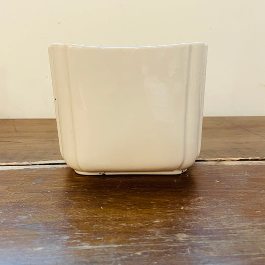 Alamo Pottery White Vase- Vintage