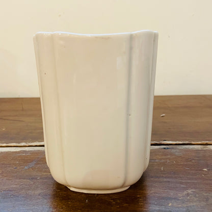 Alamo Pottery White Vase- Vintage