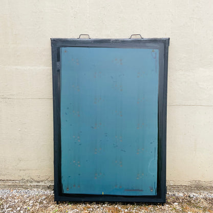 Found Metal Silk Screen Frame