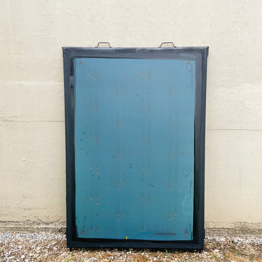 Found Metal Silk Screen Frame