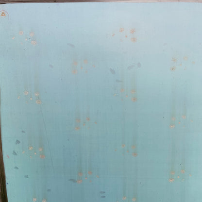 Found Metal Silk Screen Frame