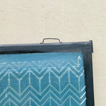 Found Metal Silk Screen Frame