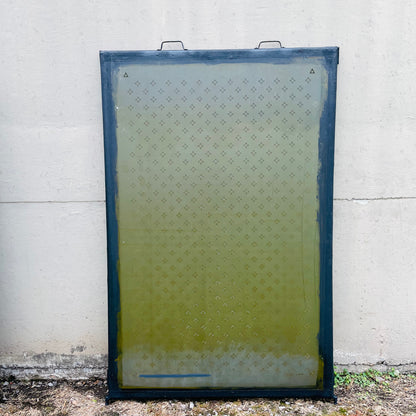 Found Metal Silk Screen Frame