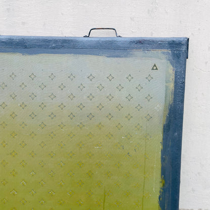 Found Metal Silk Screen Frame